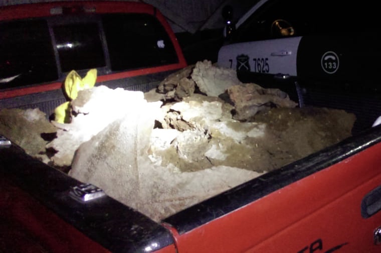 Detienen a chofer de camioneta que llevaba 1800 kilos de rebabas de cobre robados en El Teniente
