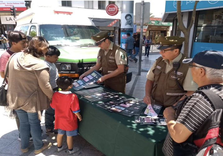 Labocar Rancagua realiza campaña educativa para evitar estafas con billetes falsos