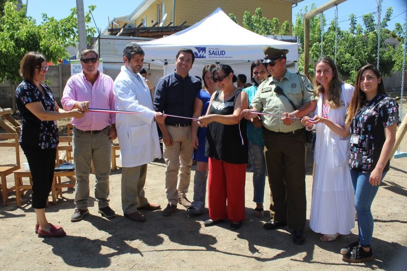 Vecinos y niños de Machalí Plaza cuentan con nueva plaza saludable