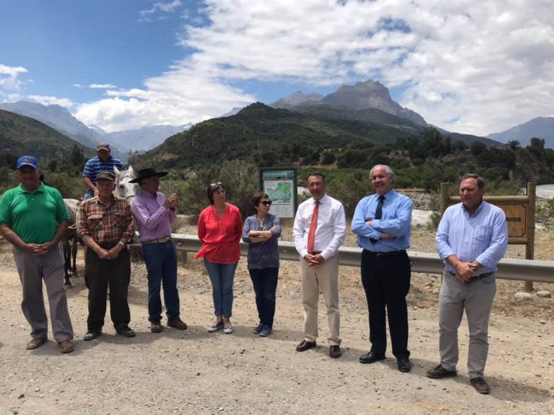 Anuncian proyecto de un nuevo puente para Coya y la pavimentación del camino a Chacayes Anuncian proyecto de un nuevo puente para Coya y la pavimentación del camino a Chacayes
