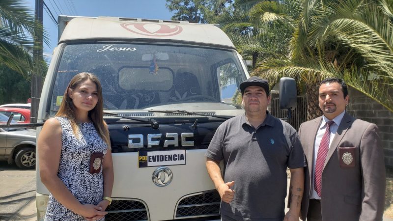 Recuperan camión que su dueño había perdido en una estafa