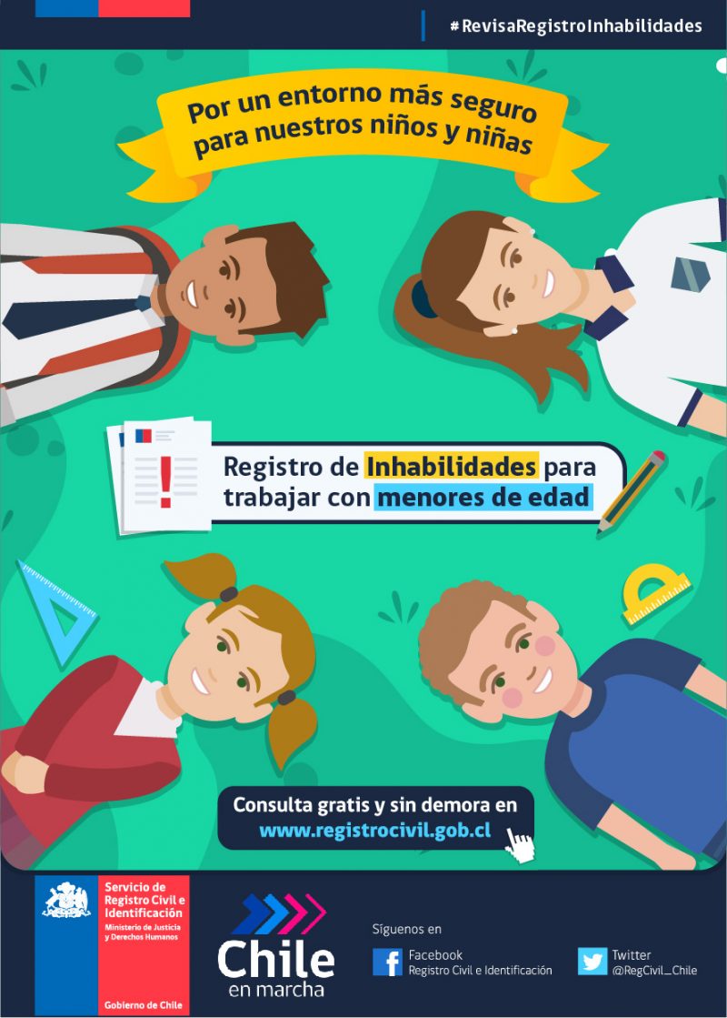 OHiggins: 449 personas están inhabilitadas para trabajar con menores