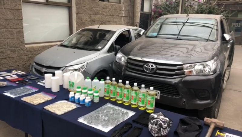Graneros: desbaratan centro de acopio de drogas