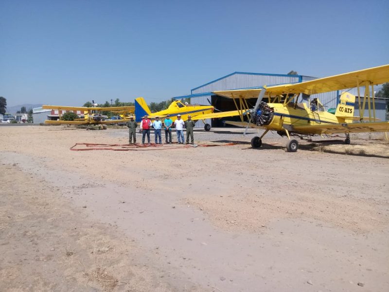 O’Higgins: con dos nuevos aviones cuenta la región para el combate de incendios forestales