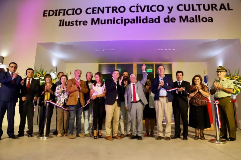 Malloa: autoridades inauguran el nuevo Centro Cívico de la comuna