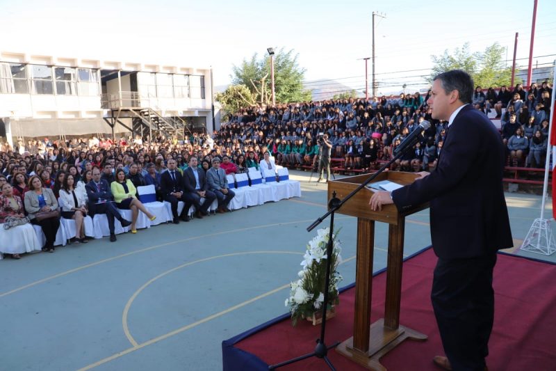 Intendente Masferrer da inicio al Año Escolar 2019 y lanza a nivel regional el Plan Chile Aprende Más
