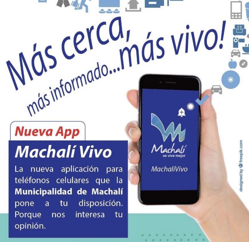 Machalí: Municipalidad lanza aplicación para teléfonos celulares