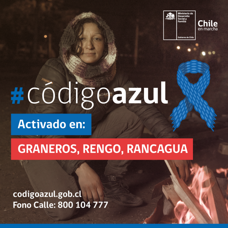 Activan Código Azul en tres comunas de la región para ir en ayuda de personas en situación de calle