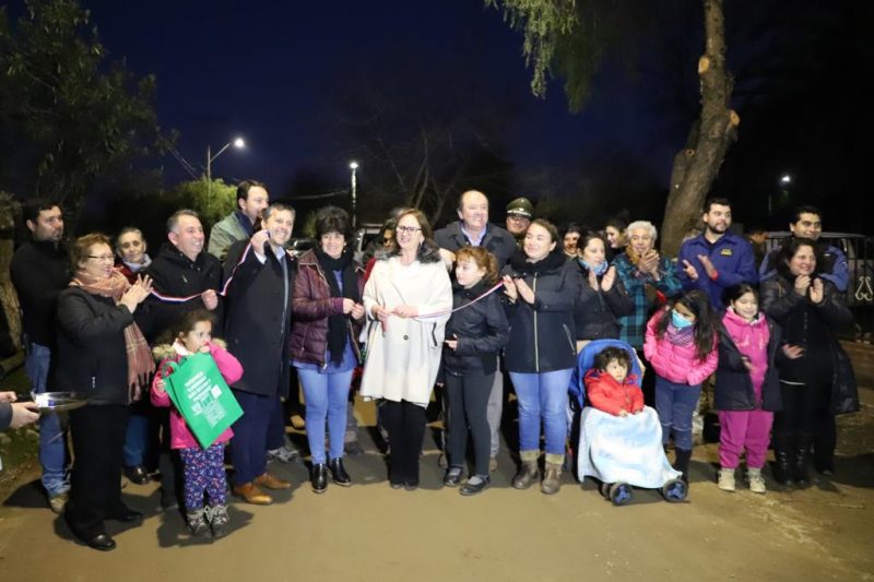 Chépica: inauguran nuevas luminarias LED en sector de Auquinco