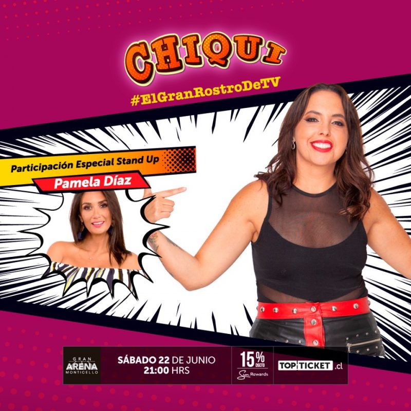 “CHIQUI” EL ROSTRO DE TV + INVITADA ESPECIAL: PAMELA DÍAZ