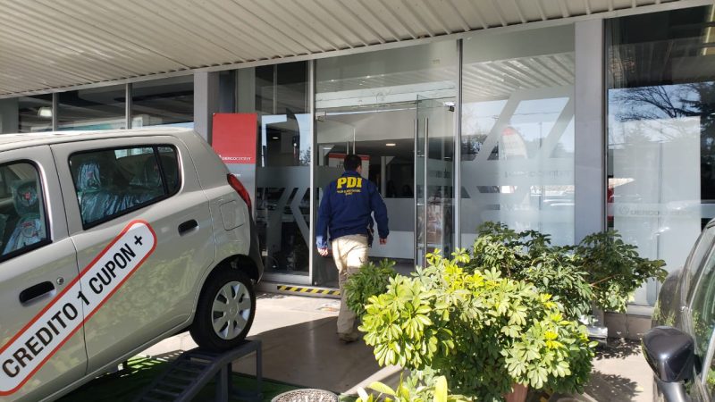 PDI INVESTIGA ROBO A AUTOMOTORA EN RANCAGUA