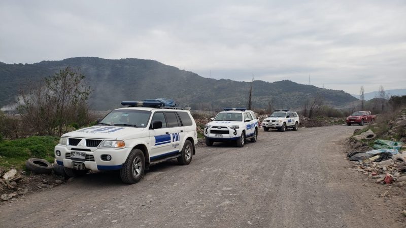 PDI investiga posible extracción ilegal de áridos en el Río Tinguiririca y posible daño ecológico