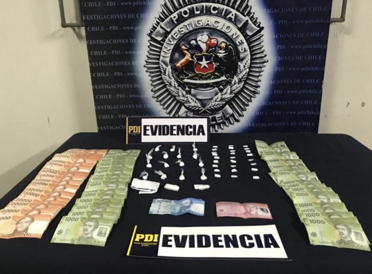Detienen a sujeto que traficaba cocaína, pasta base y marihuana