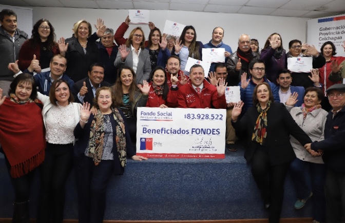 Gobierno entregó más de 83 millones a 112 organizaciones de la región del Fondo Presidente de la República