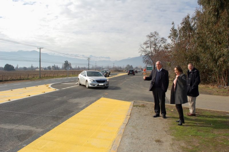 Seremi Obras Públicas inspecciona trabajos en Carretera El Cobre