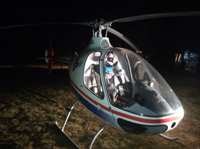 PDI UBICA HELICÓPTERO QUE FUE SACADO DESDE UNA EMPRESA EN LA COMUNA DE REQUÍNOA