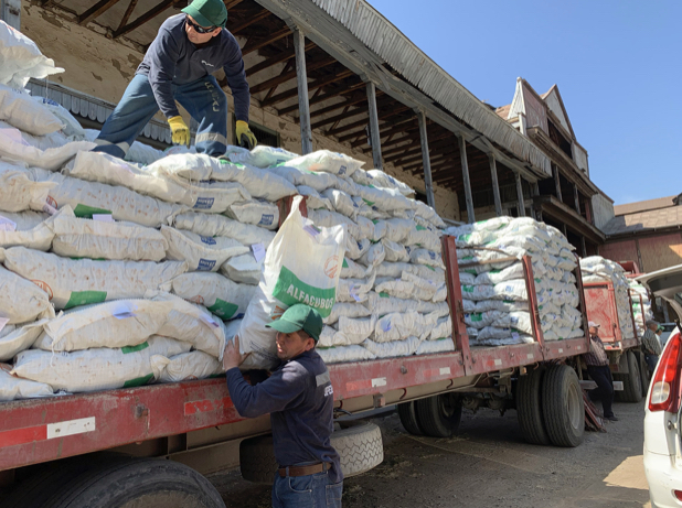 Pequeños agricultores de Machalí, Rancagua y otras tres comunas reciben forraje