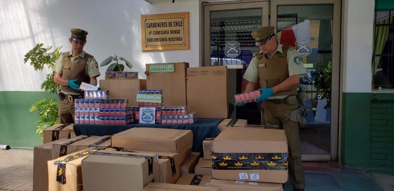 Oportuno procedimiento policial permitió detener a sujetos que robaron camión con cigarrillos