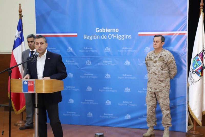 Dos nuevos casos en O’Higgins e Intendente Masferrer confirma nuevas medidas.