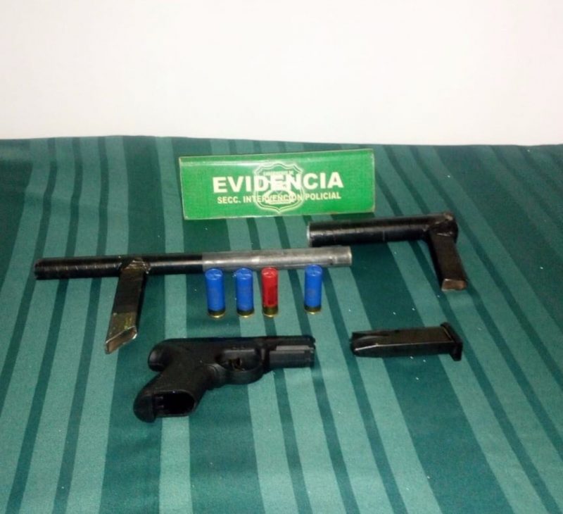 Menor de edad fue detendio por Carabineros portando escopeta artesanal durante el Toque de Queda