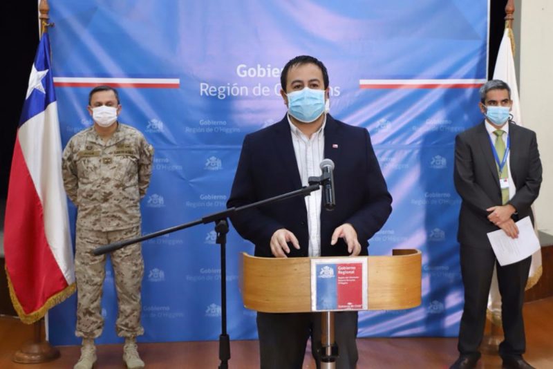 O’Higgins: región presenta 7 nuevos casos de Covid-19