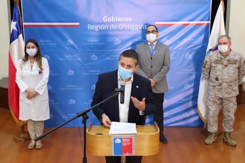 O’Higgins: No se registran nuevos casos de COVID-19 en las últimas 24 horas