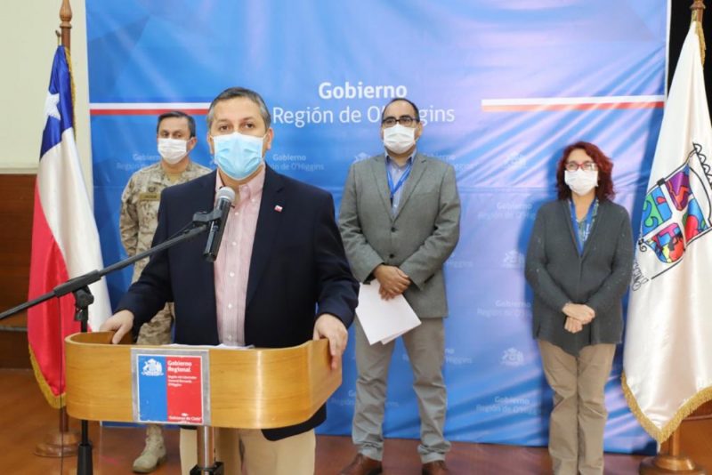 O’Higgins: Confirman 5 nuevos casos de COVID-19