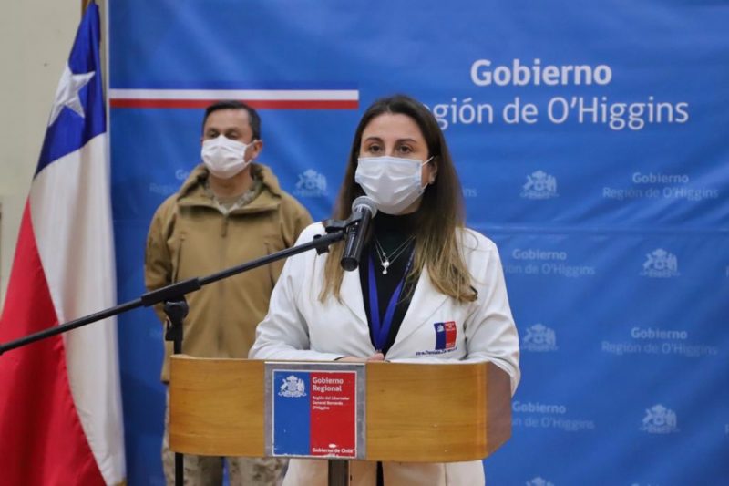 6 nuevos casos se registraron durante las últimas horas en la Región de O’Higgins
