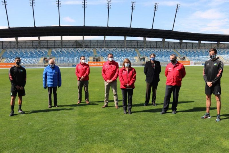 Autoridades nacionales y regionales dieron el visto bueno al regreso del Futbol en el Estadio El Teniente