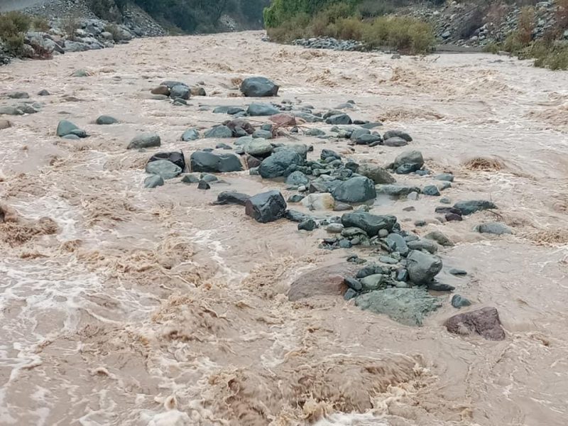 Machalí: Afectación al servicio de agua y deslizamiento de tierra principales problemas por lluvias