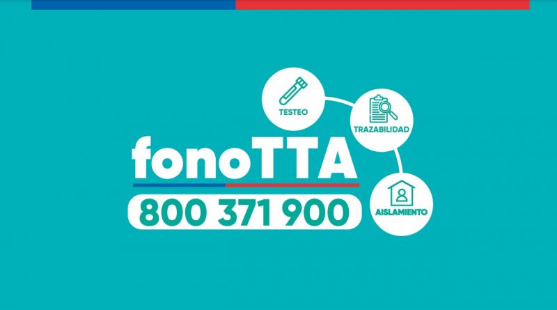 Minsal lanza número TTA para consultas sobre testeo y trazabilidad
