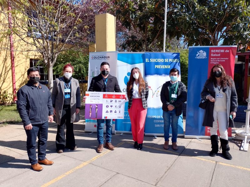Seremi de Salud y Universidad de O´Higgins lanzaron campaña para prevenir suicidios en comunidades educativas