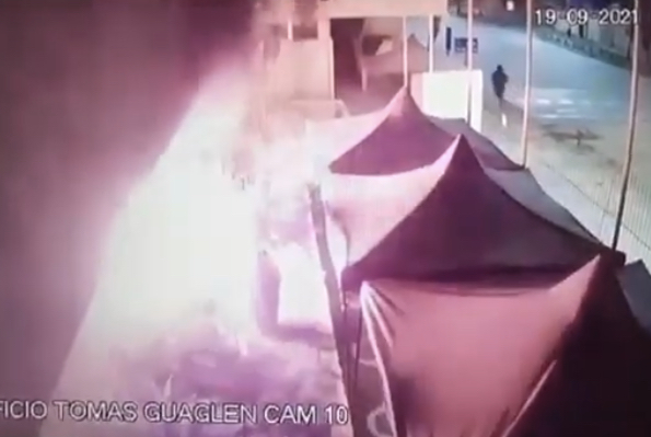 Detienen a tres personas por incendio a la Municipalidad de Rancagua