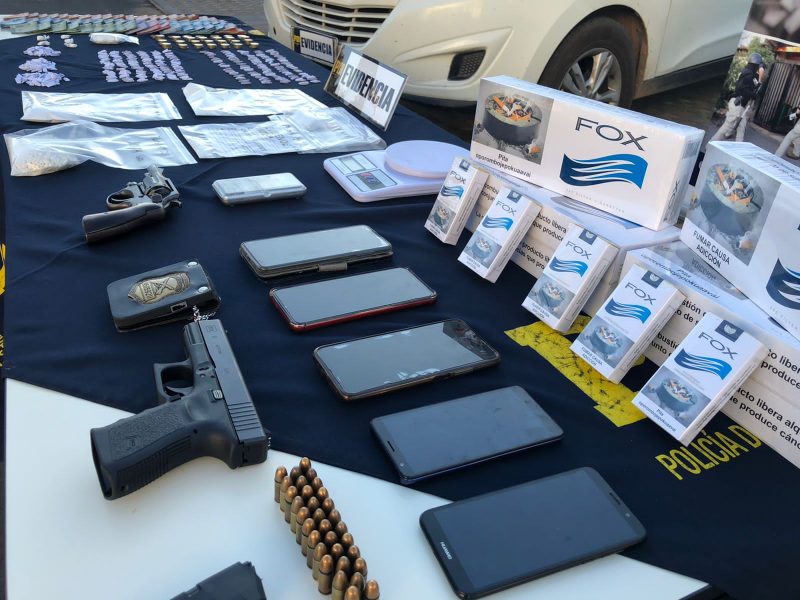 Masivo allanamiento por tráfico de drogas realizó la PDI en Santa Cruz