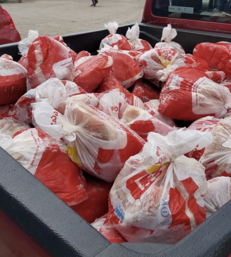 Decomisan 1.000 kilos de pollo en carnicería de Graneros