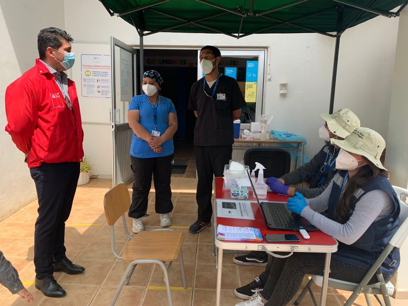 Seremi de Salud potencia en la región toma de PCR y vacunación