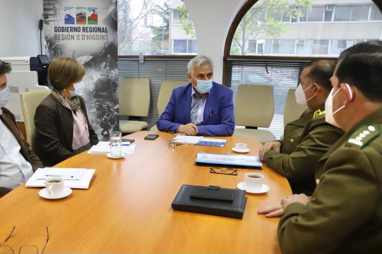 Comisaría para Rancagua Poniente marca agenda de trabajo de Gobernador con General de Carabineros
