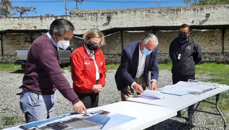 Hacen entrega de terreno a empresa que construirá Edificio Sector Justicia en Rancagua