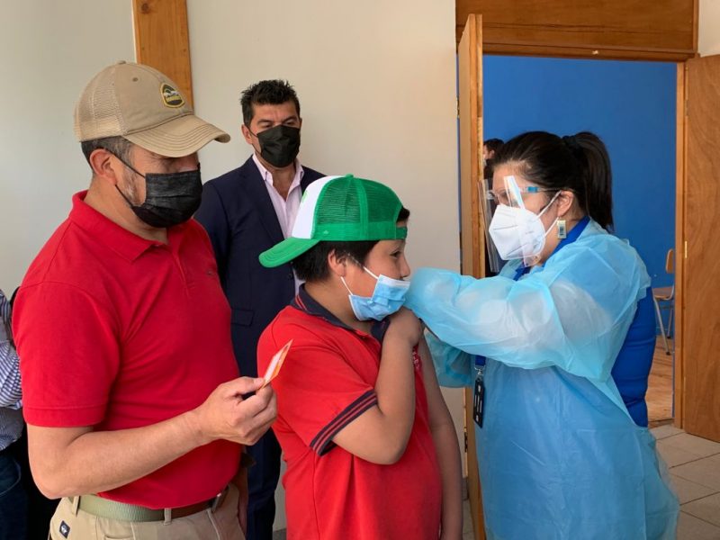 En Coltauco Seremi de Salud potencia vacunación de niños entre 6 y 11 años, como también dosis de refuerzo