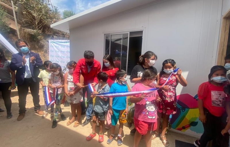 Los Peumos: Inauguran centro de reforzamiento de educación para niños y adolescentes del sector