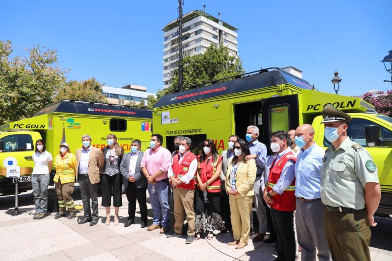 CONAF cuenta con dos nuevos puestos de mando para el combate de incendios forestales