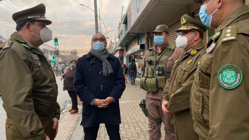 Inician fiscalización para controlar el comercio ambulante en Rancagua