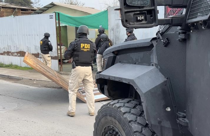 Intervención de barrios en San Fernando deja armas incautadas y 5 detenidos