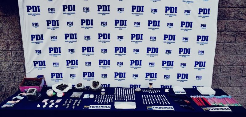 PDI incauta armas, droga y detiene a tres personas por tráfico en sector sur de Rancagua