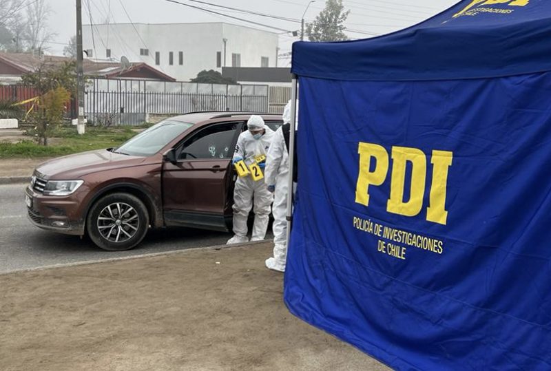 Balacera termina con dos muertos en el sector oriente de Rancagua