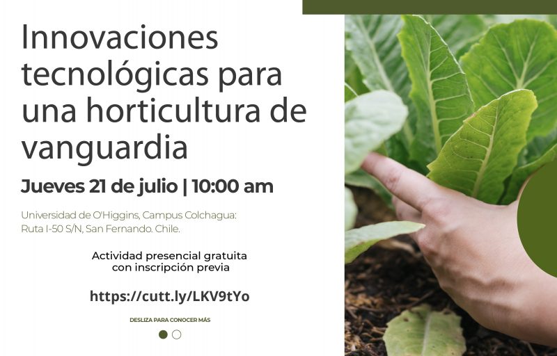 O’Higgins será sede de Seminario Internacional que congregará a expertos en horticultura de España