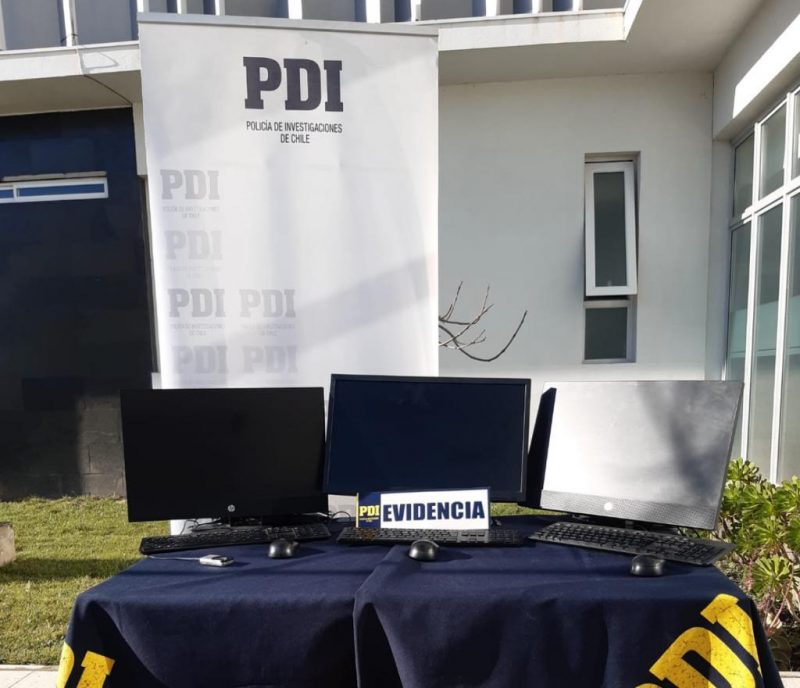 Recuperan computadores robados desde centro asistencial de Santa Cruz