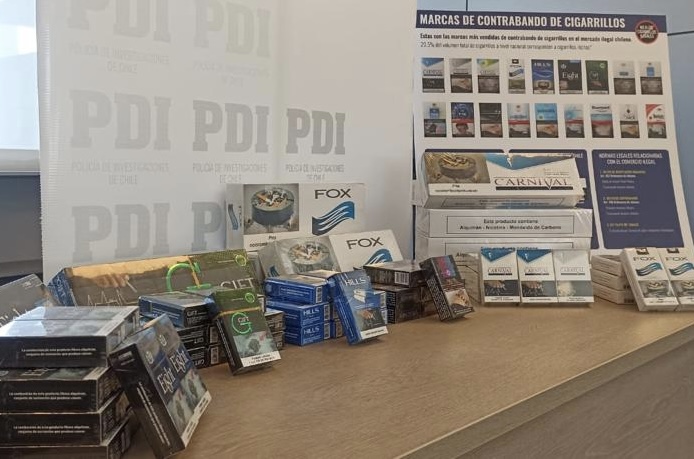 Incautan cajetillas en feria libre de Nancagua