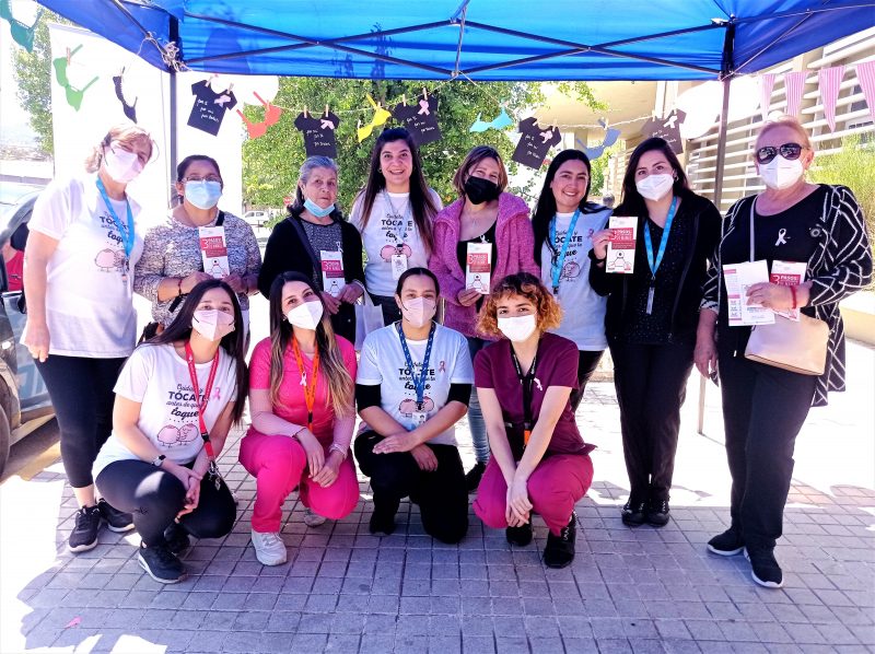 Salud Machalí conmemora el mes mundial contra el cáncer de mamas haciendo un llamado a la prevención