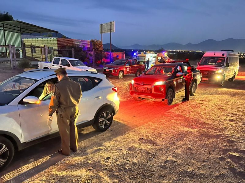 Fiscalización en Carretera El Cobre detectó a tres conductores bajo efectos de las drogas